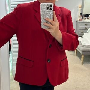 Gorgeous Red Jones Studio Women’s Plus 22W Blazer/Jacket